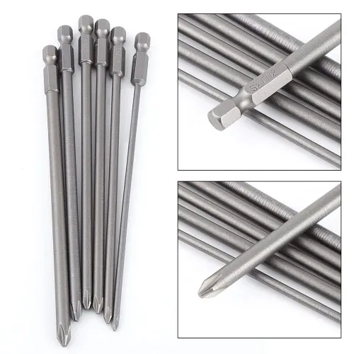Embout magnetic long 150mm PH1, PH2, PH3 de 3 à 6mm de diamètre