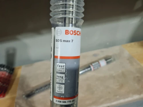 Mèche béton SDS-Max 22 x 320mm / 22 x 520mm - BOSCH MAX-7 (Germany)