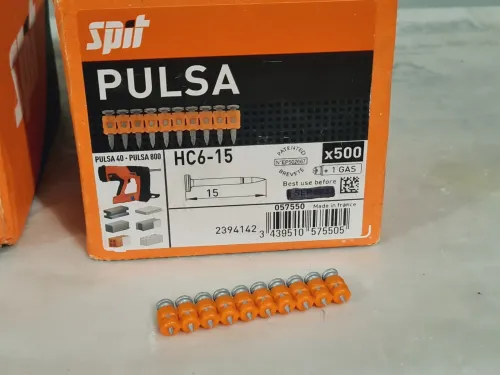 Clous SPIT PULSA 700/800 béton/acier (sans gaz)