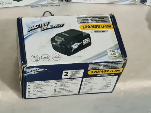 batterie ACTIVE ENERGIE 20/40V LI-ION 5,0Ah pour les machines FERREX ALDI (Germany)