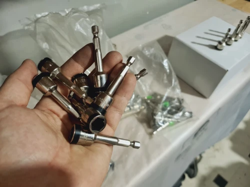 Embout à Douille à bille original 8,10,11,13mm (finition chromée)