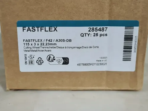 Disque a couper original métal 115 x 3 x 22.23mm FASTFLEX A30S-BF (2026-Slovenia)