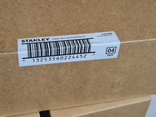 STANLEY 0-22-445 - Jeu de 3 Limes batards 150mm tringle, ronde, plate