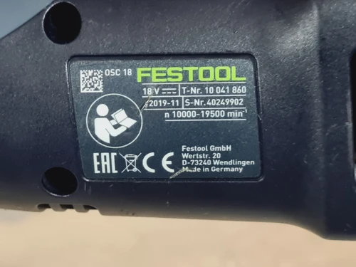 Scie oscillant / outil multifonction FESTOOL VECTURO OSC 18 Li 3.1 E-Set + accessoires (Germany)