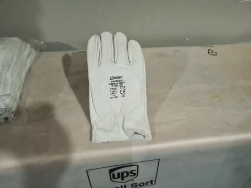 gants original cuire naturel T9,10,11 - OPSIAL HANDSKIN KANSAS GOLD (EN388-France)