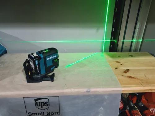 Kit MAKITA 3 pièces 12V perforateur + Visseuse + laser vert (BL-2020)