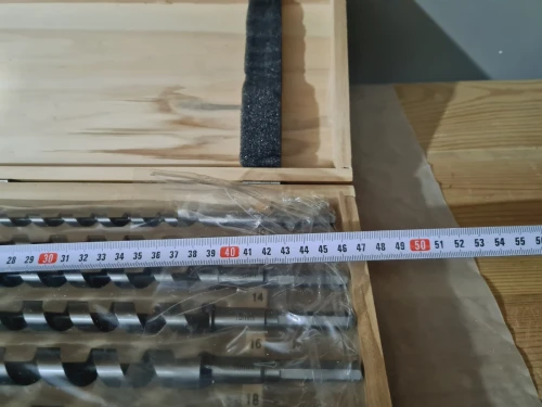 Coffret de 6 mèche spirale à bois 10,12,14,16,18,20 x 460mm