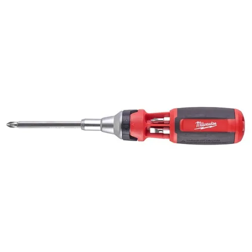 Tournevis à Cliquet 9 en 1 - Milwaukee embouts Allen de 1.5 à 6mm