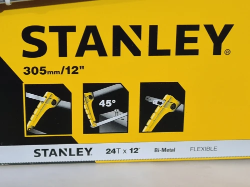 Scie à métaux usage intensif - STANLEY 305mm 136kg (France)