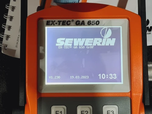 Détecteur de fuites de gaz SEWERIN EX-TEC GA 650 (Germany)
