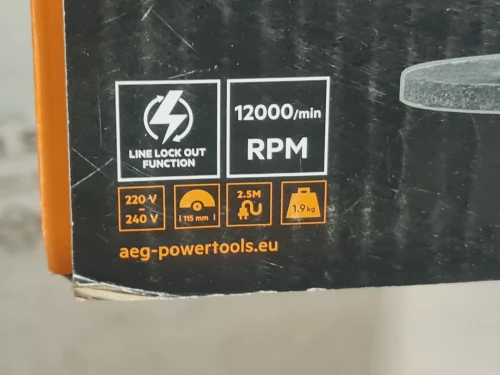 Meuleuse d'angle 115mm 800W - AEG WS 8-115 S 