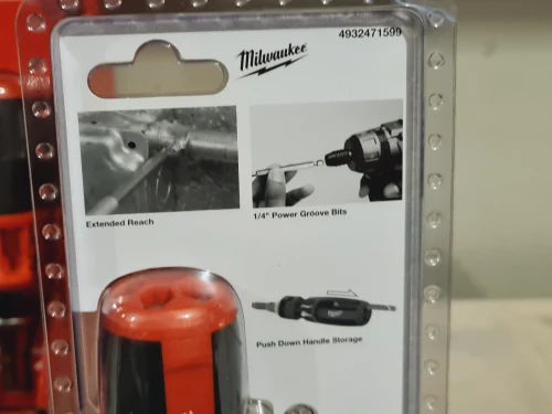 Tournevis à Cliquet 9 en 1 - Milwaukee embouts Allen de 1.5 à 6mm