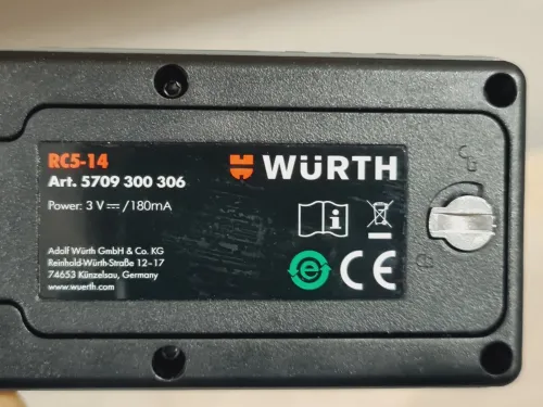 Laser rotatif rouge H/V 600m - WURTH RL5-14 (neuf)