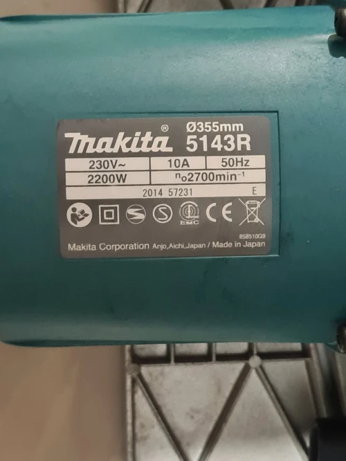Scie circulaire électrique 355mm 2200W - MAKITA 5143R (Japan)