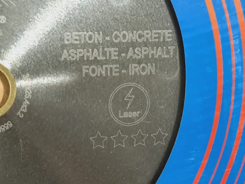 Disque diamant 350 x 30/25.4mm béton/Asphalte/fonte OSA (EN 13236)