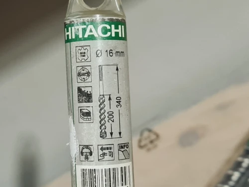 Mèche béton SDS-Max 16-18-20-24mm - HITACHI 4 têtes (Germany)