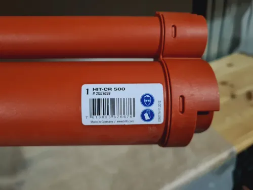 Porte-cartouche 500ml rouge /noir HILTI HIT-CR 500 /CB 500 (Germany)