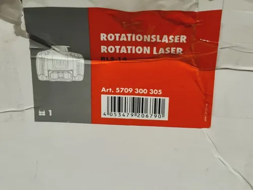 Laser rotatif rouge H/V 600m - WURTH RL5-14 (neuf)