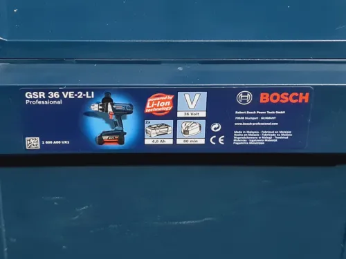  Visseuse perceuse 36V 4.0Ah - BOSCH GSR 36 VE-2-LI (neuf)