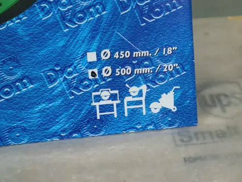 Disque diamant 500 x 25.4mm Asphalt - DIA-KOM Dia Laser (Italy-EN13236)