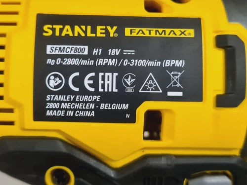 Visseuse à choc 168Nm 20V/2x2.0Ah - STANLEY FatMax SFMCF800 (neuf)
