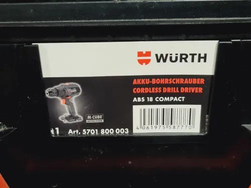 Visseuse perceuse - WURTH ABS 18 COMPACT (BL-2020)