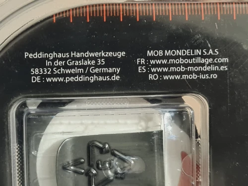 Mètre Ruban Original Classe II 5m x 25mm - MOB roll-up (Boîtier antichoc)