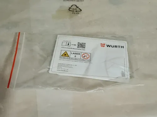 Laser rotatif rouge H/V 600m - WURTH RL5-14 (neuf)