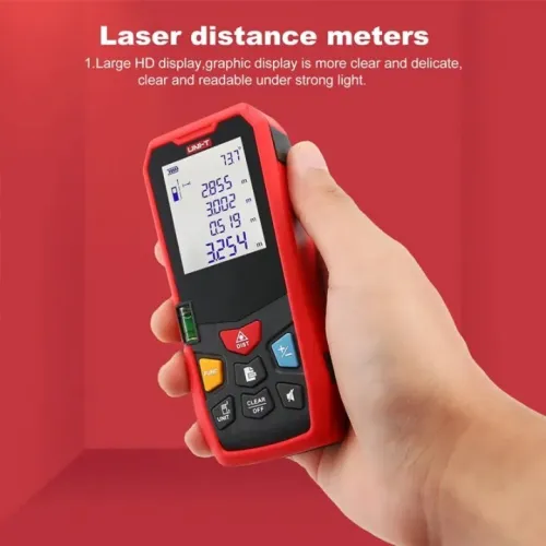 UNI-T LM - Télémètre laser intérieur / extérieur 40/60/80/100m (RoHS)