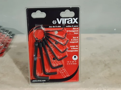 Virax 311458 - jeu de 8 clés mâles /clés Allen 1.5-8mm (France)