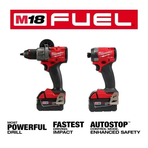 MILWAUKEE 3697-22 kit 2 machines 4ème génération perceuse + Visseuse à choc (USA-AutoStop)