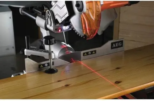 Scie à onglet radiale Ø254 mm AEG PS 254 L Turbo + LED + Laser
