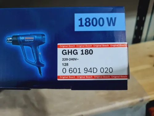 Pistolet d'air chaud 1800W 3 niveau 60/350/600C - BOSCH GHG 180 