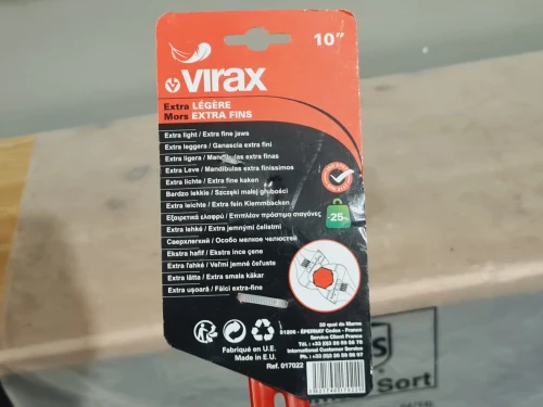 VIRAX 0170 - Clé à molette extra légère à mors fins 6",8",10" (Europe)