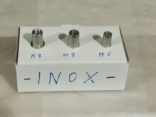 Écrou à sertir / rivets insert filetés en acier/ aluminium/ inox M3,4,5,6,8,10
