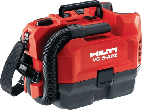 Aspirateur sans fil 22V/1x5,2Ah avec accessoires - HILTI VC 5-A22 (neuf)