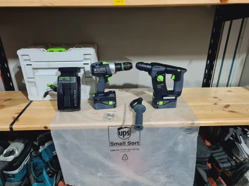 Kit FESTOOL 18V perforateur BHC 18 + Visseuse perceuse 4 vitesses TDC 18/4 (BL-2023-Czech)