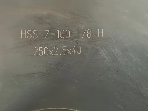Lame HSS Z100 T/8 H coupe rapide 250x2.5x40mm pour acier/ cuivre/ aluminium /galvanisés