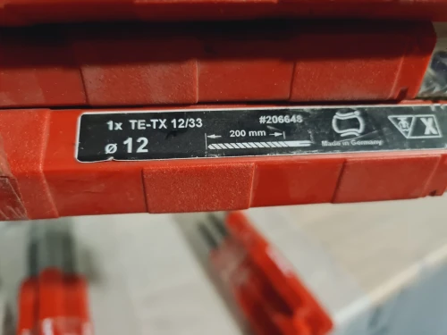 mèche béton SDS-Top - HILTI TE-TX 8-12-16-20-22mm (Germany)
