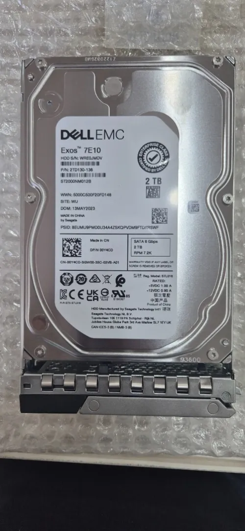 Disque Dur Serveur Dell EMC 2TB 3.5" SATA 6 Gbps RMP 7.2K