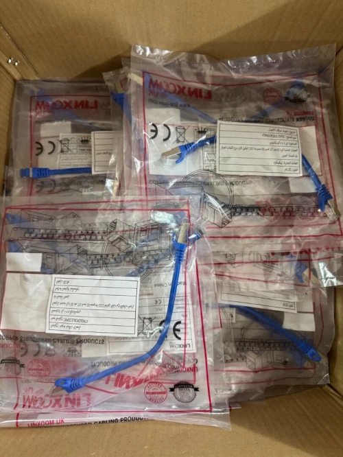Cordons de brassage réseau Cat6 & Cat6A  Linxcom UK