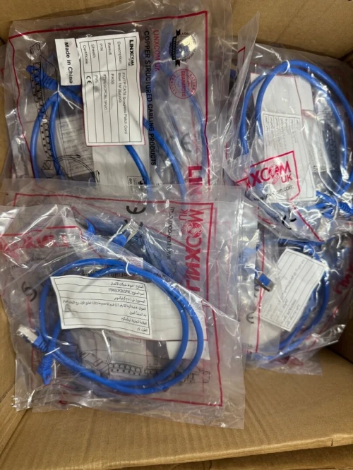 Cordons de brassage réseau Cat6 & Cat6A  Linxcom UK