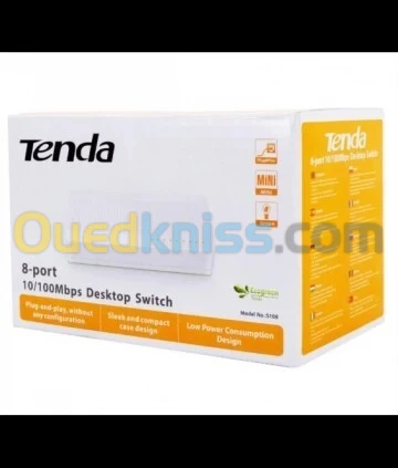 Switch S108 Tenda 8-ports 10/100Mbps