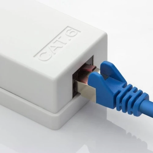 BOITE PRISE RESEAU RJ45 1 PORT TELESYSTEM