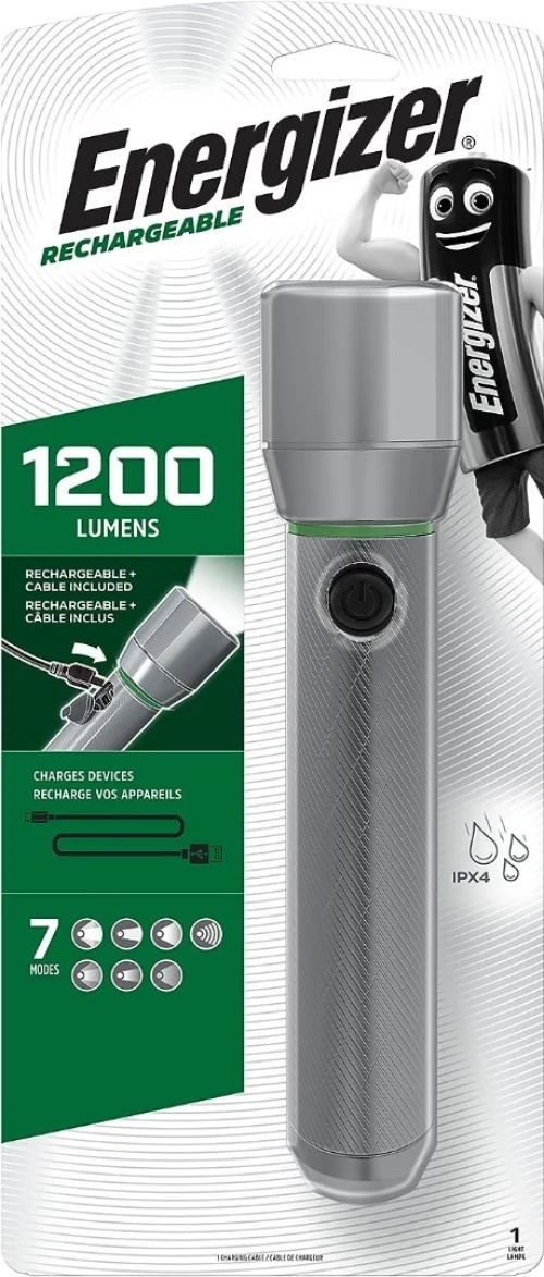 TORCHE RECHARGABLE ENERGIZER 1200 LUMENS
