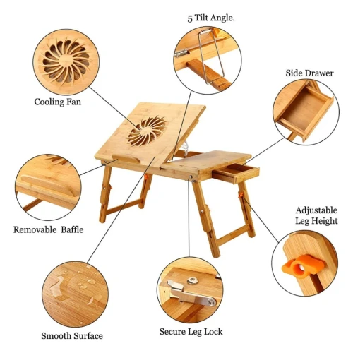 TABLE LAPTOP MULTIFONCTION