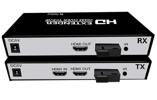 EXTENDER FIBRE OPTIQUE / HDMI + USB (KVM) 20KM "MT-EXT HDUSB200" /REF: 3905