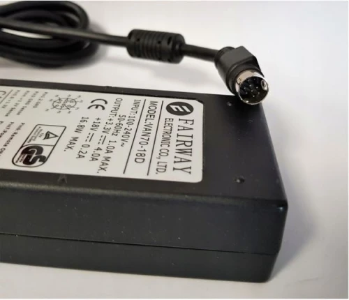 CHARGEUR 12V / 4A 9PIN ROND 