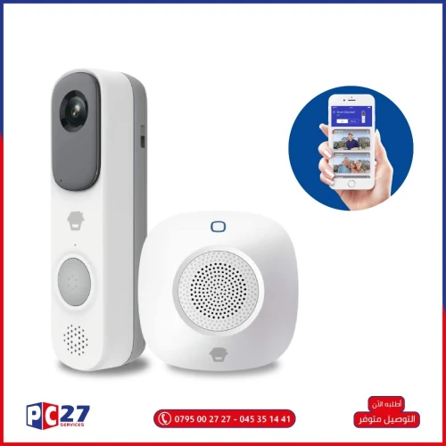 CHUANGO WDB-80 - SONNETTE VIDÉO WI-FI À BATTERIE AVEC HAUT-PARLEUR POU