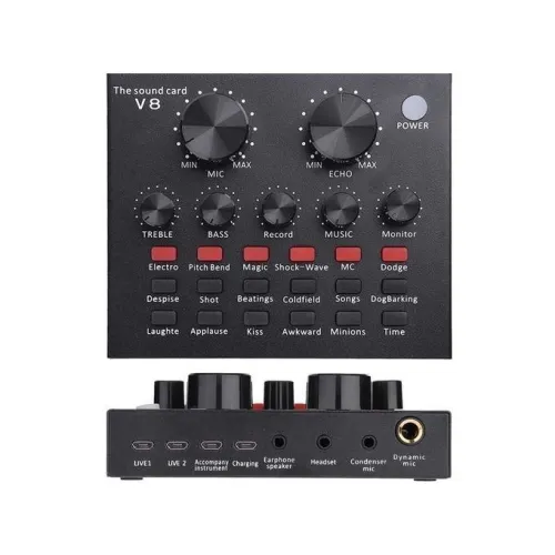 MICROPHONE PROFESSIONEL DJ M-800U + V8 /REF:8215